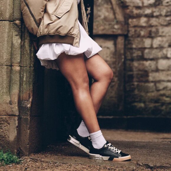 BACK BT POPULAR DEMND Dolce Vita Zina Court Sneakers Leather 2511 3T7 - Picture 4 of 5